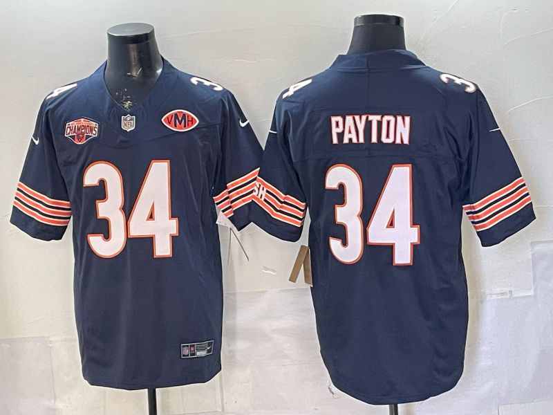 Men 2026 Chicago Bears #34 Payton Blue 3th generations Nike Limited NFL Jersey style 006->chicago bears->NFL Jersey